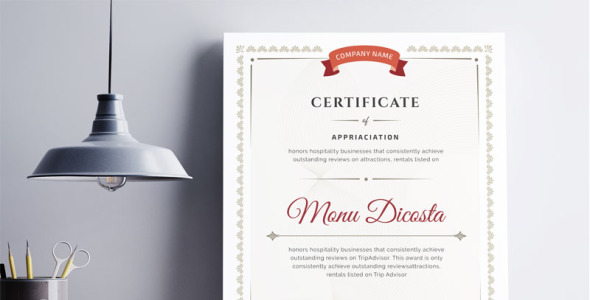 Шаблон сертификата на тему графика