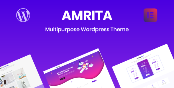 amrita многофункциональная бизнес тема wordpress