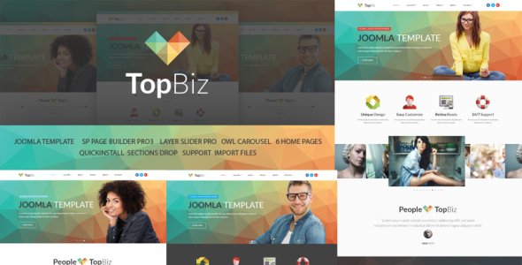 адаптивный корпоративный шаблон joomla