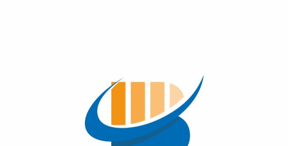 Шаблон логотипа на тему графика