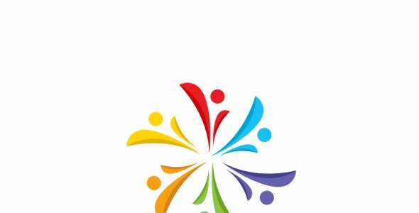 Шаблон логотипа на тему графика