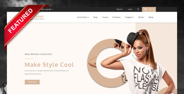шаблон covet fashion store opencart