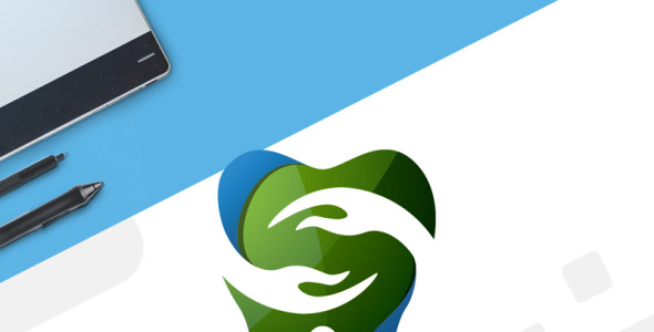 Шаблон логотипа на тему графика