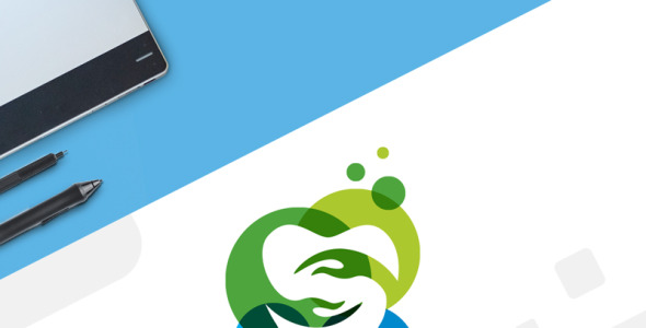 Шаблон логотипа на тему графика