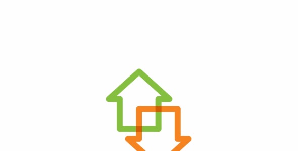 Шаблон логотипа на тему графика