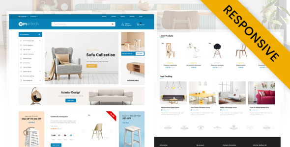 шаблон opencart мебельного магазина