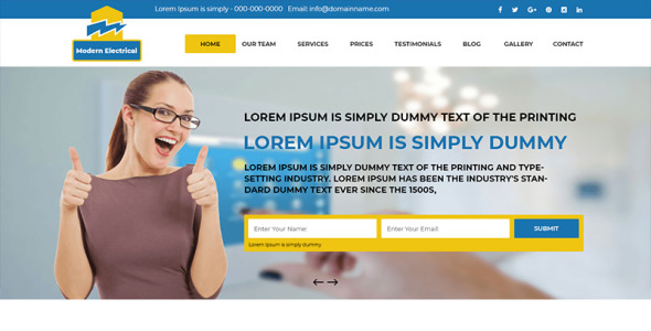 PSD шаблон на тему графика