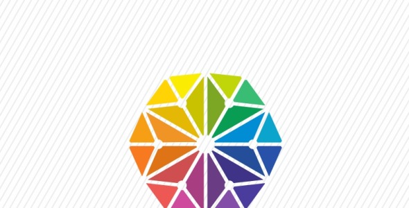 Шаблон логотипа на тему графика