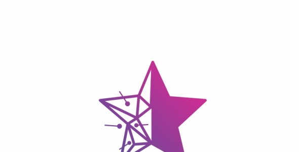 Шаблон логотипа на тему графика