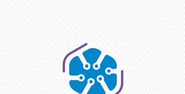 Шаблон логотипа на тему графика