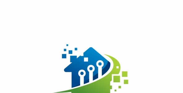 Шаблон логотипа на тему графика