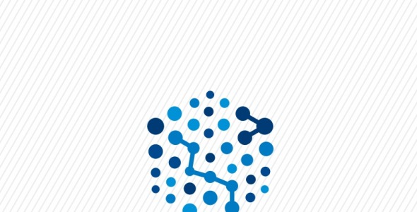 Шаблон логотипа на тему графика