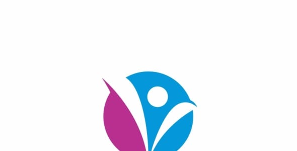 Шаблон логотипа на тему графика