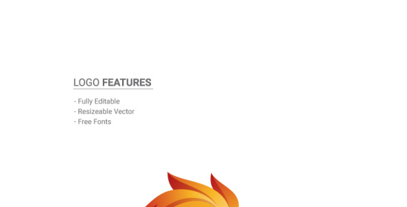 Шаблон логотипа на тему графика