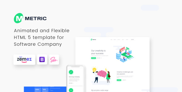 шаблон сайта креативного цифрового агентства