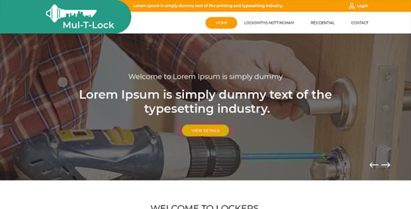 PSD шаблон на тему слесарь