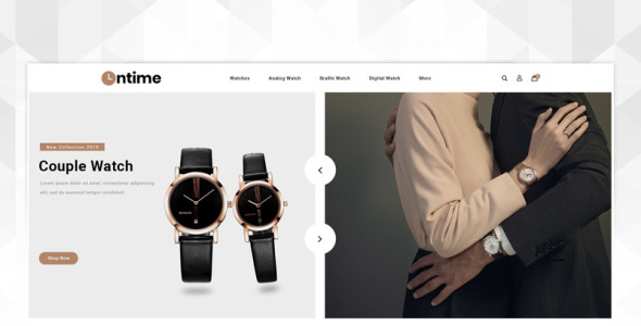шаблон opencart магазина часов