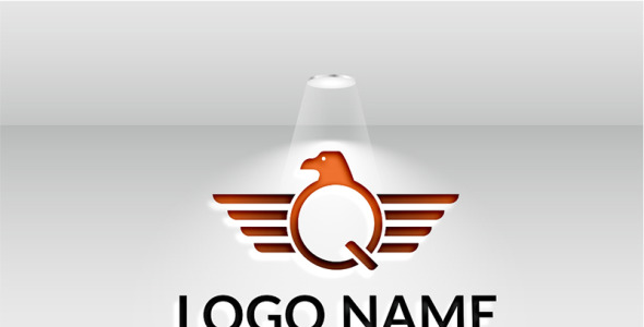 Шаблон логотипа на тему графика