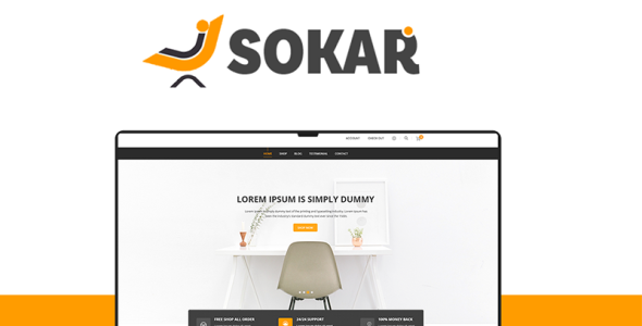 PSD шаблон на тему домашний декор