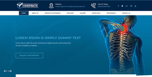 PSD шаблон на тему графика