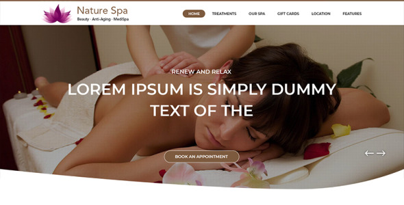 PSD шаблон на тему мода и красота