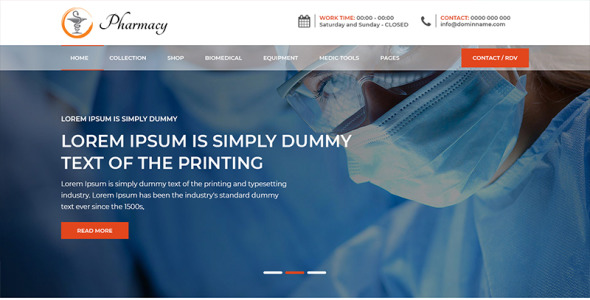 PSD шаблон на тему графика