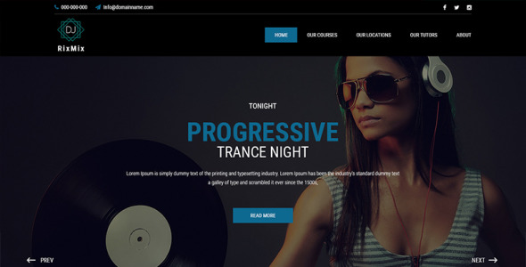 PSD шаблон на тему графика