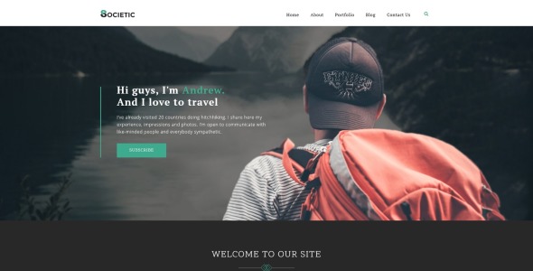 стиль жизни блог универсальный современный wordpress элементор тема