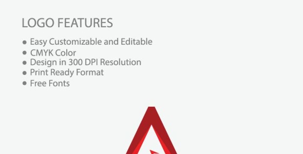 Шаблон логотипа на тему графика