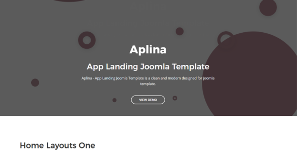 App Landing Joomla Template
