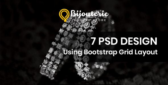 PSD шаблон на тему украшения