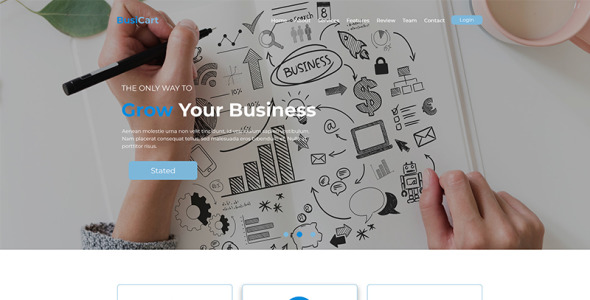 Адаптивный PSD шаблон на тему консалтинг