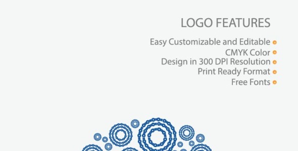 Шаблон логотипа на тему графика