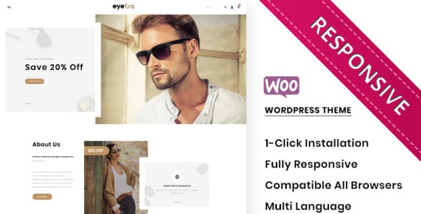 тема магазина очков woocommerce