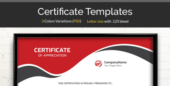 Шаблон сертификата на тему графика