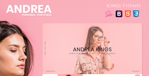 шаблон целевой страницы личного портфолио