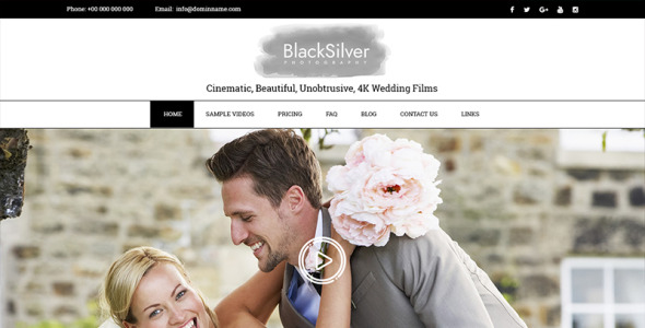 PSD шаблон на тему фотостудия