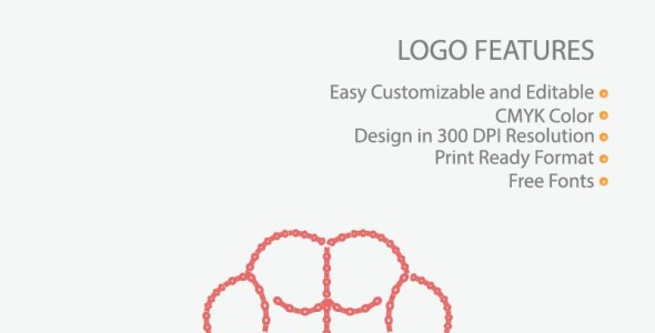 Шаблон логотипа на тему графика