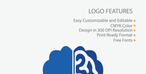 Шаблон логотипа на тему графика