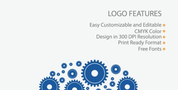 Шаблон логотипа на тему графика