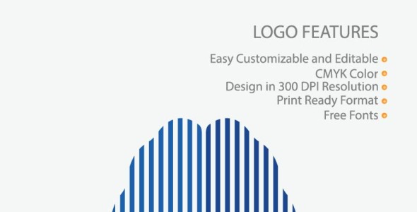 Шаблон логотипа на тему графика