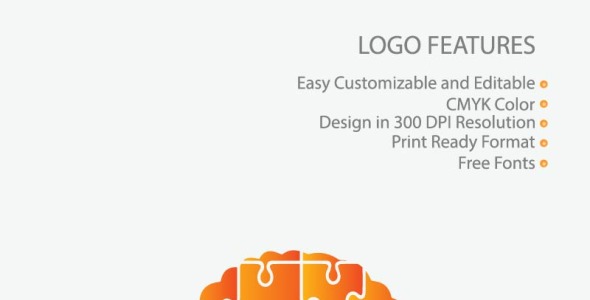 Шаблон логотипа на тему графика