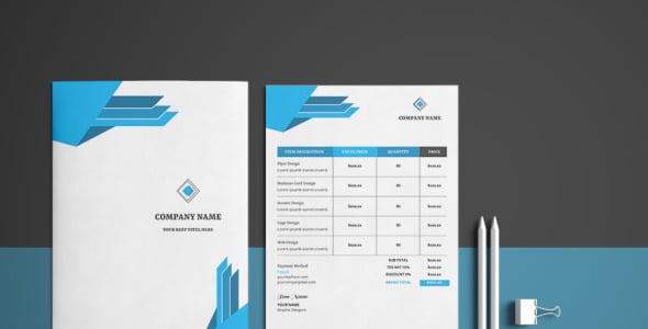 Фирменный стиль на тему графика