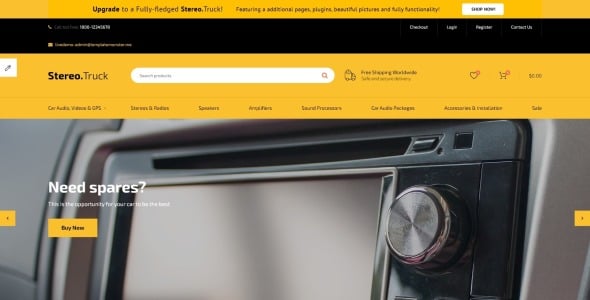 commerce clean opencart шаблон
