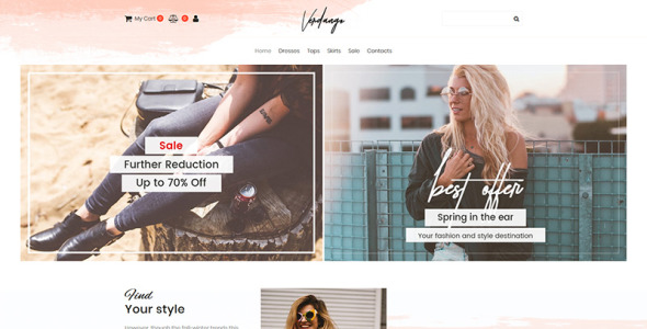 модный магазин motocms шаблон электронной коммерции