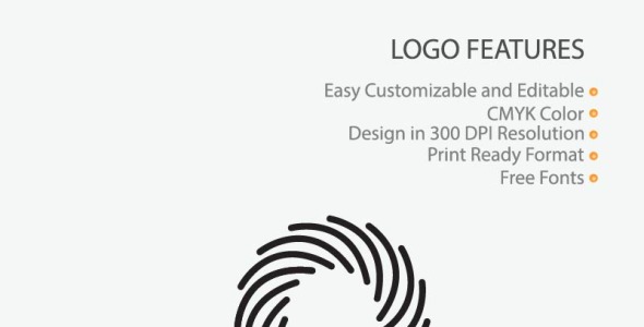 Шаблон логотипа на тему графика