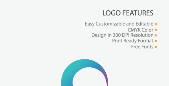 Шаблон логотипа на тему графика