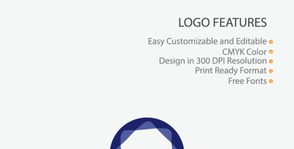 Шаблон логотипа на тему графика