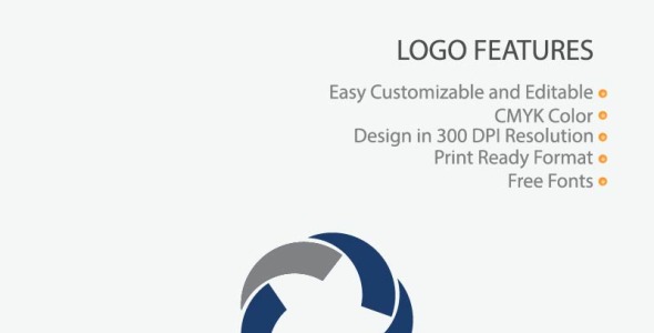 Шаблон логотипа на тему графика