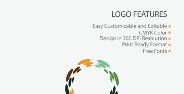 Шаблон логотипа на тему графика